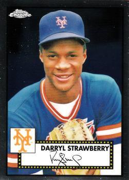 #538 Darryl Strawberry - New York Mets - 2021 Topps Chrome Platinum Anniversary Baseball