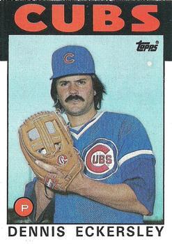 #538 Dennis Eckersley - Chicago Cubs - 1986 Topps Baseball