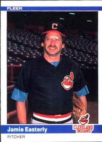 #538 Jamie Easterly - Cleveland Indians - 1984 Fleer Baseball