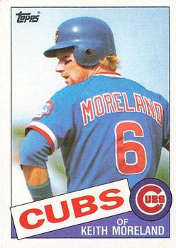 #538 Keith Moreland - Chicago Cubs - 1985 Topps Baseball