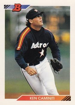 #538 Ken Caminiti - Houston Astros - 1992 Bowman Baseball