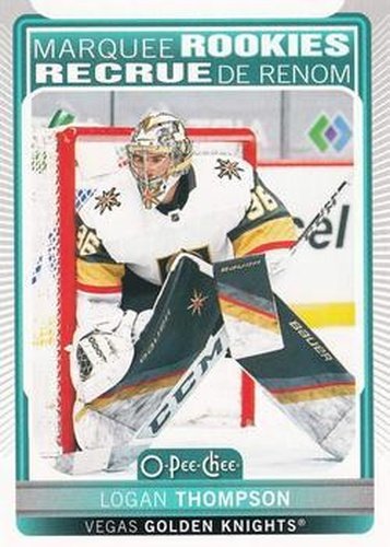 #538 Logan Thompson - Vegas Golden Knights - 2021-22 O-Pee-Chee Hockey