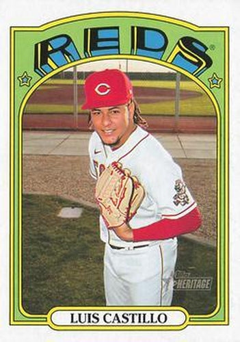 #538 Luis Castillo - Cincinnati Reds - 2021 Topps Heritage Baseball