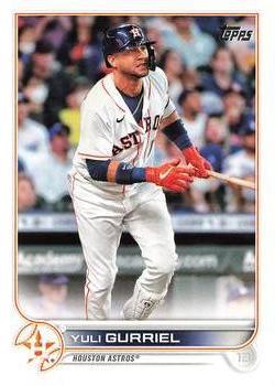 #538 Yuli Gurriel - Houston Astros - 2022 Topps Baseball