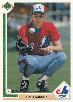 #538 Chris Nabholz - Montreal Expos - 1991 Upper Deck Baseball