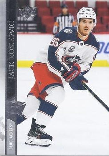 #538 Jack Roslovic - Columbus Blue Jackets - 2020-21 Upper Deck Hockey