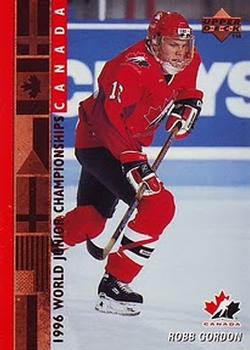 #538 Robb Gordon - Canada - 1995-96 Upper Deck Hockey
