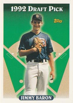 #538 Jimmy Baron - San Diego Padres - 1993 Topps Baseball