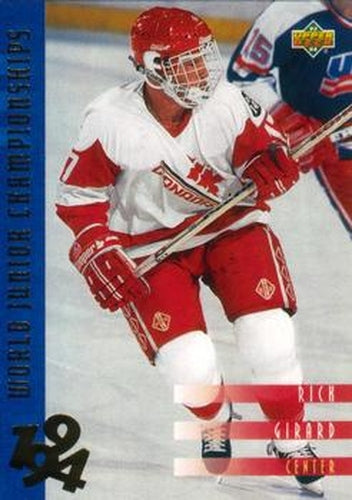 #539 Rick Girard - Canada - 1993-94 Upper Deck Hockey