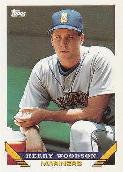 #539 Kerry Woodson - Seattle Mariners - 1993 Topps Baseball