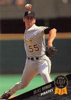 #539 Blas Minor - Pittsburgh Pirates - 1993 Leaf Baseball