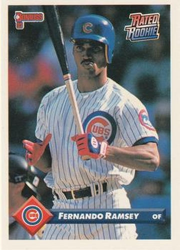 #539 Fernando Ramsey - Chicago Cubs - 1993 Donruss Baseball