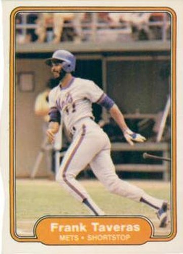 #539 Frank Taveras - New York Mets - 1982 Fleer Baseball