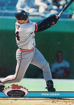 #539 Rob Deer - Detroit Tigers - 1991 Stadium Club Baseball