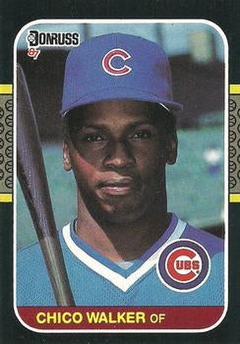 #539 Chico Walker - Chicago Cubs - 1987 Donruss Baseball