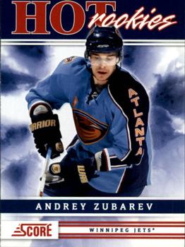 #539 Andrei Zubarev - Winnipeg Jets - 2011-12 Score Hockey