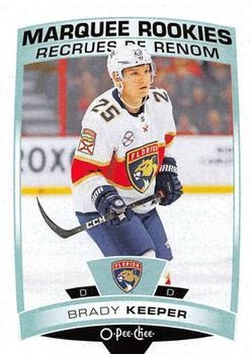 #539 Brady Keeper - Florida Panthers - 2019-20 O-Pee-Chee Hockey