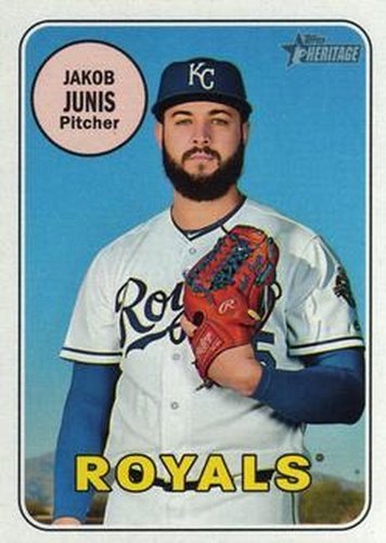 #539 Jakob Junis - Kansas City Royals - 2018 Topps Heritage Baseball