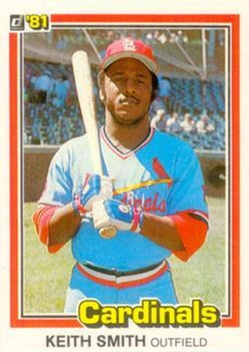 #539 Keith Smith - St. Louis Cardinals - 1981 Donruss Baseball