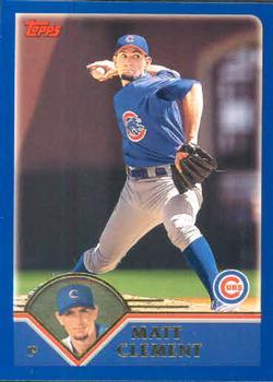 #539 Matt Clement - Chicago Cubs - 2003 Topps Baseball