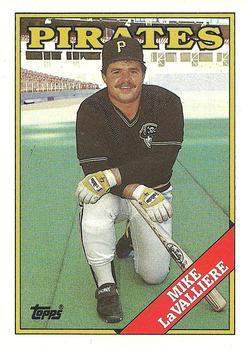 #539 Mike LaValliere - Pittsburgh Pirates - 1988 Topps Baseball