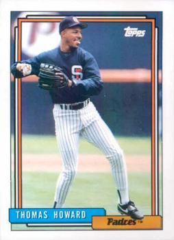 #539 Thomas Howard - San Diego Padres - 1992 Topps Baseball