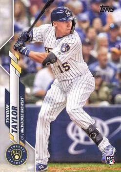 #539 Tyrone Taylor - Milwaukee Brewers - 2020 Topps Baseball