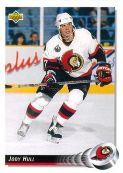 #539 Jody Hull - Ottawa Senators - 1992-93 Upper Deck Hockey