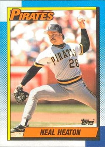 #539 Neal Heaton - Pittsburgh Pirates - 1990 O-Pee-Chee Baseball