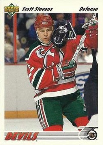 #539 Scott Stevens - New Jersey Devils - 1991-92 Upper Deck Hockey