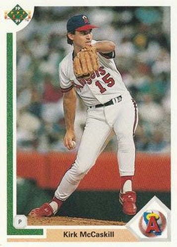 #539 Kirk McCaskill - California Angels - 1991 Upper Deck Baseball