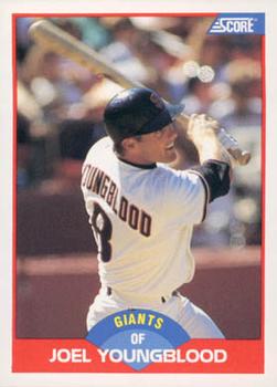 #539 Joel Youngblood - San Francisco Giants - 1989 Score Baseball