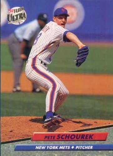 #539 Pete Schourek - New York Mets - 1992 Ultra Baseball