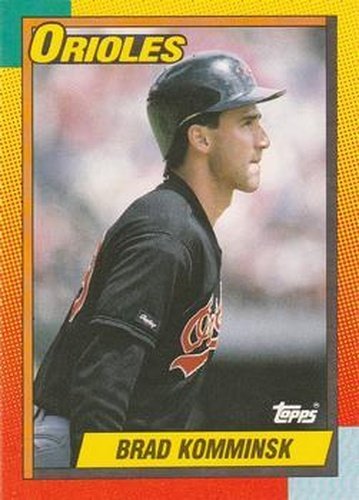 #53T Brad Komminsk - Baltimore Orioles - 1990 Topps Traded Baseball