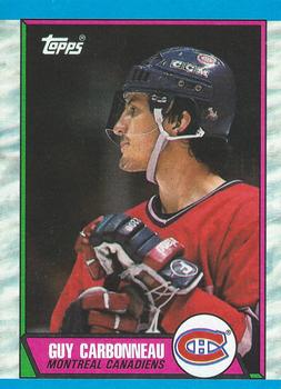 #53 Guy Carbonneau - Montreal Canadiens - 1989-90 Topps Hockey