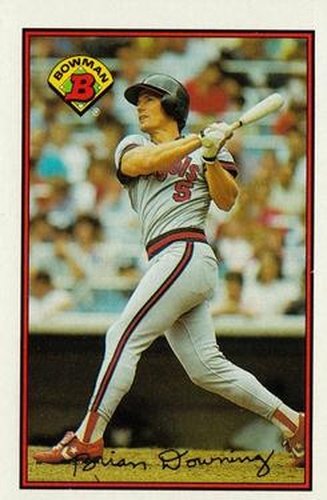 #53 Brian Downing - California Angels - 1989 Bowman Baseball