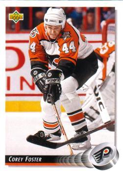 #53 Corey Foster - Philadelphia Flyers - 1992-93 Upper Deck Hockey