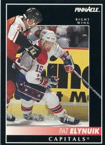 #53 Pat Elynuik - Washington Capitals - 1992-93 Pinnacle Canadian Hockey