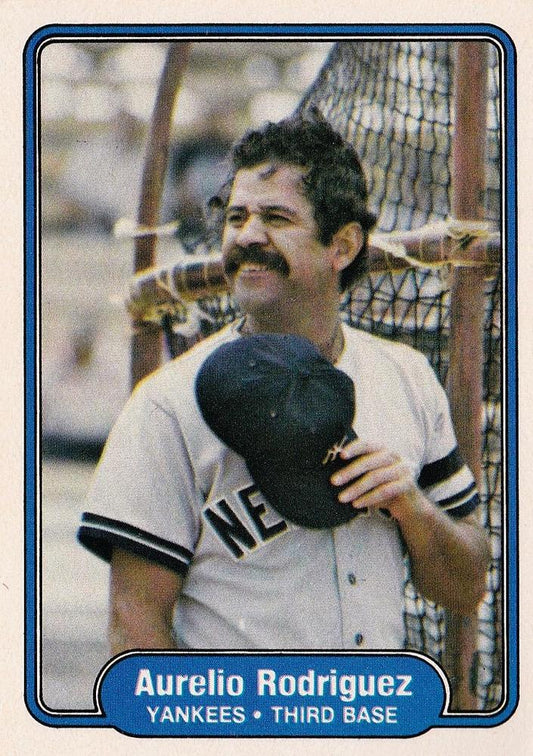 #53 Aurelio Rodriguez - New York Yankees - 1982 Fleer Baseball