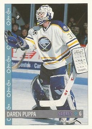 #53 Daren Puppa - Buffalo Sabres - 1992-93 O-Pee-Chee Hockey