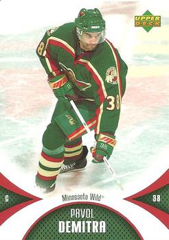 #53 Pavol Demitra - Minnesota Wild - 2006-07 Upper Deck Mini Jersey Hockey