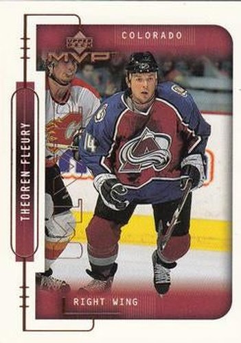 #53 Theoren Fleury - Colorado Avalanche - 1999-00 Upper Deck MVP Hockey