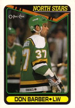 #53 Don Barber - Minnesota North Stars - 1990-91 O-Pee-Chee Hockey