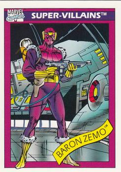 #53 Baron Zemo - 1990 Impel Marvel Universe