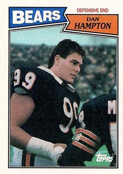 #53 Dan Hampton - Chicago Bears - 1987 Topps Football