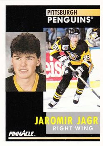 #53 Jaromir Jagr - Pittsburgh Penguins - 1991-92 Pinnacle Hockey