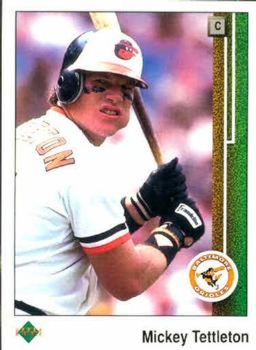 #553 Mickey Tettleton - Baltimore Orioles - 1989 Upper Deck Baseball
