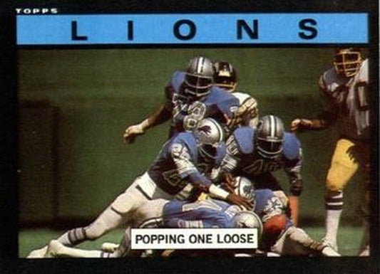 #53 Lions Team Leaders - Detroit Lions - 1985 Topps Football