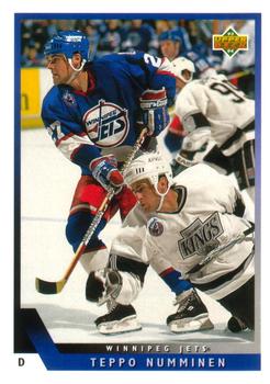 #53 Teppo Numminen - Winnipeg Jets - 1993-94 Upper Deck Hockey
