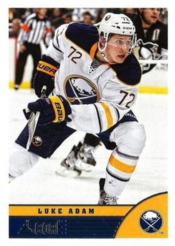 #53 Luke Adam - Buffalo Sabres - 2013-14 Score Hockey